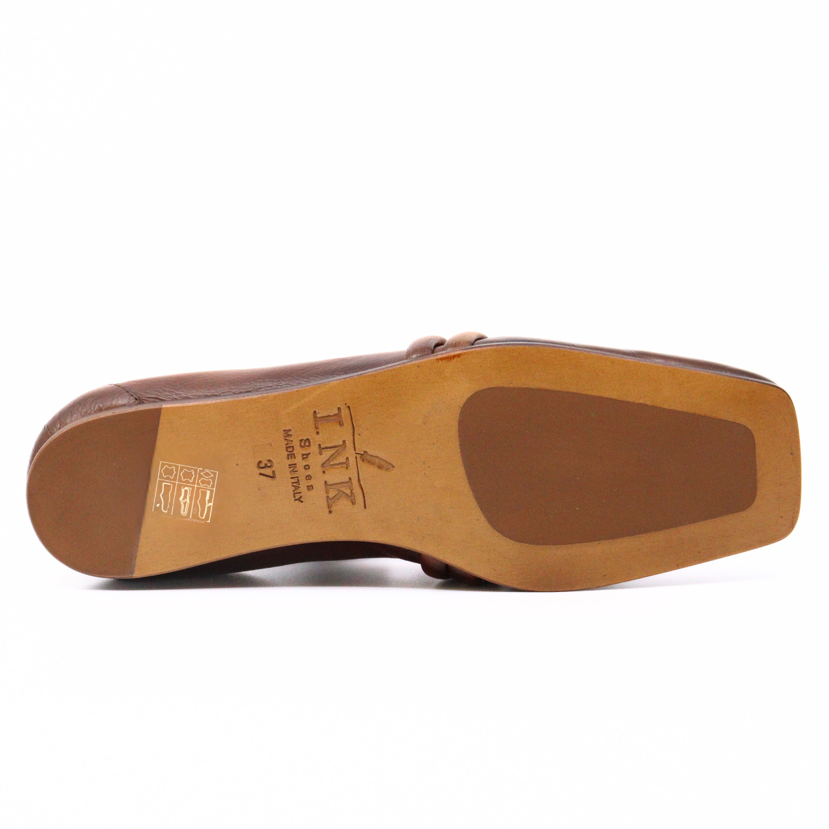 Double Band Flat Caramel Women's Shoes Flats I.N.K. Shoes    