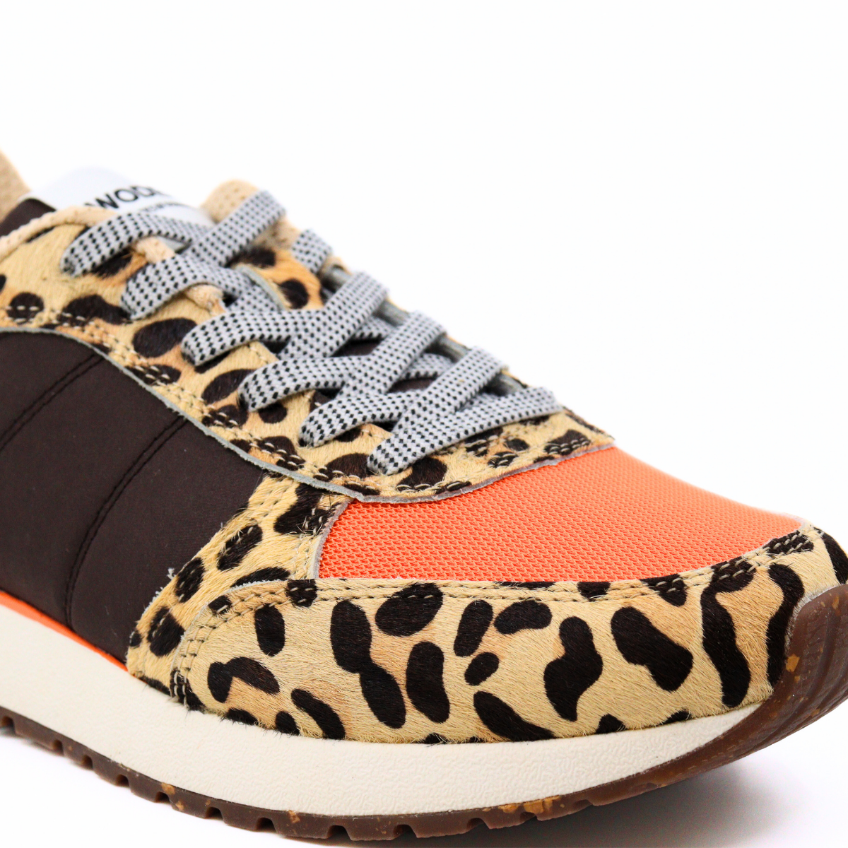 Ronja Cowhair Leopard Women's Sneakers Woden    