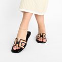 Fabbi Black Women's Sandals Ateliers