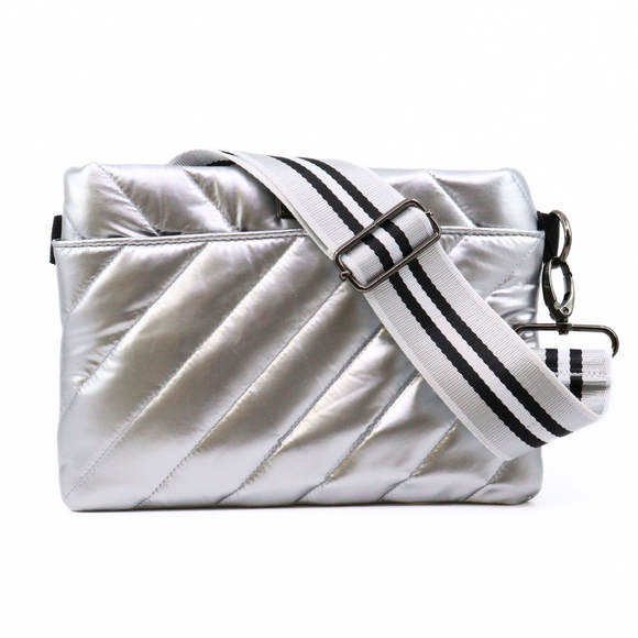 Bum Bag 2.0 Diagonal Silver Liquid Gifts + Accessories Bags Think Royln    