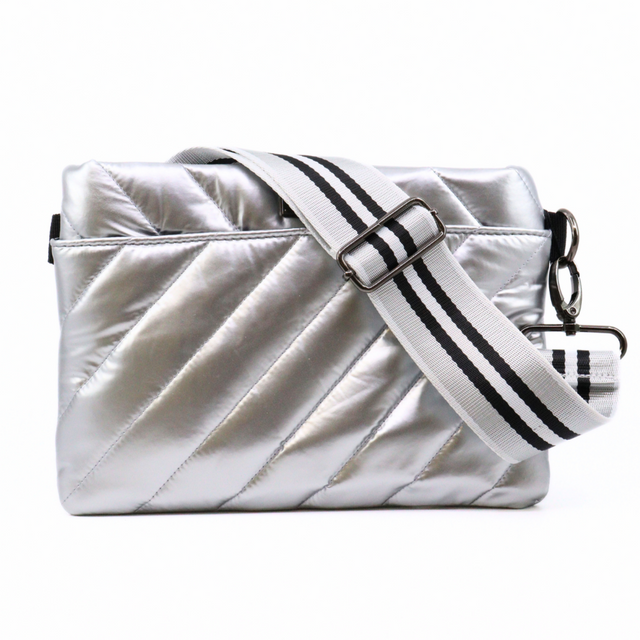 Bum Bag 2.0 Diagonal Silver Liquid Gifts + Accessories Bags Think Royln    