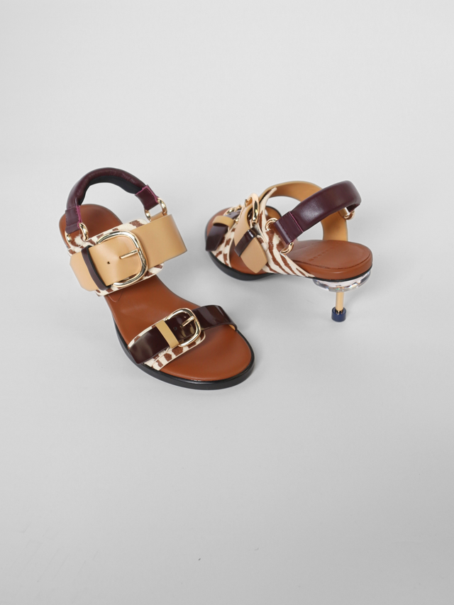 Osha Line Mid Zebra Mix Women's Sandals Dress 4CCCCEES