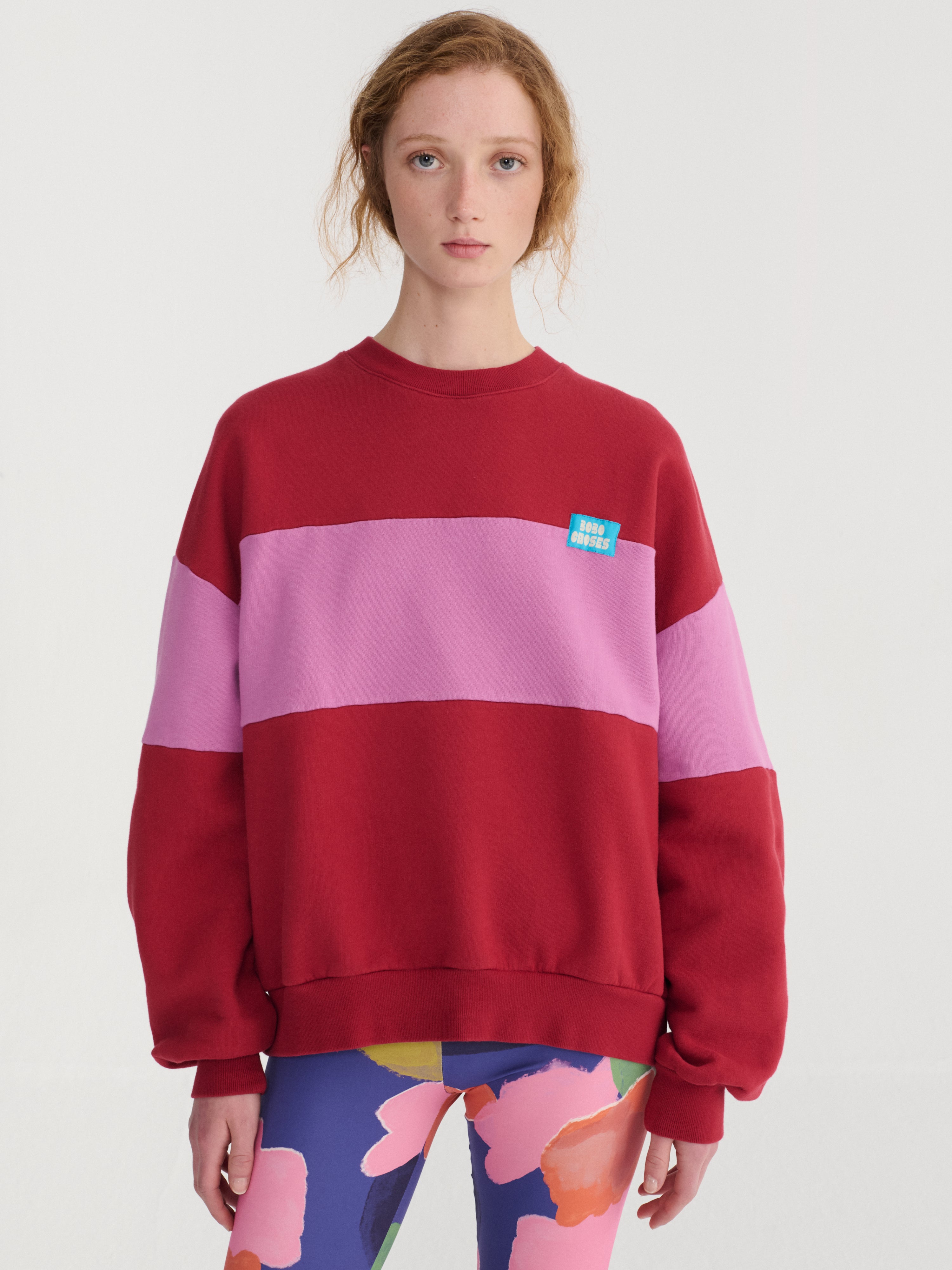 Bobo Choses Color Block Sweatshirt Pink – The Sōl Collective