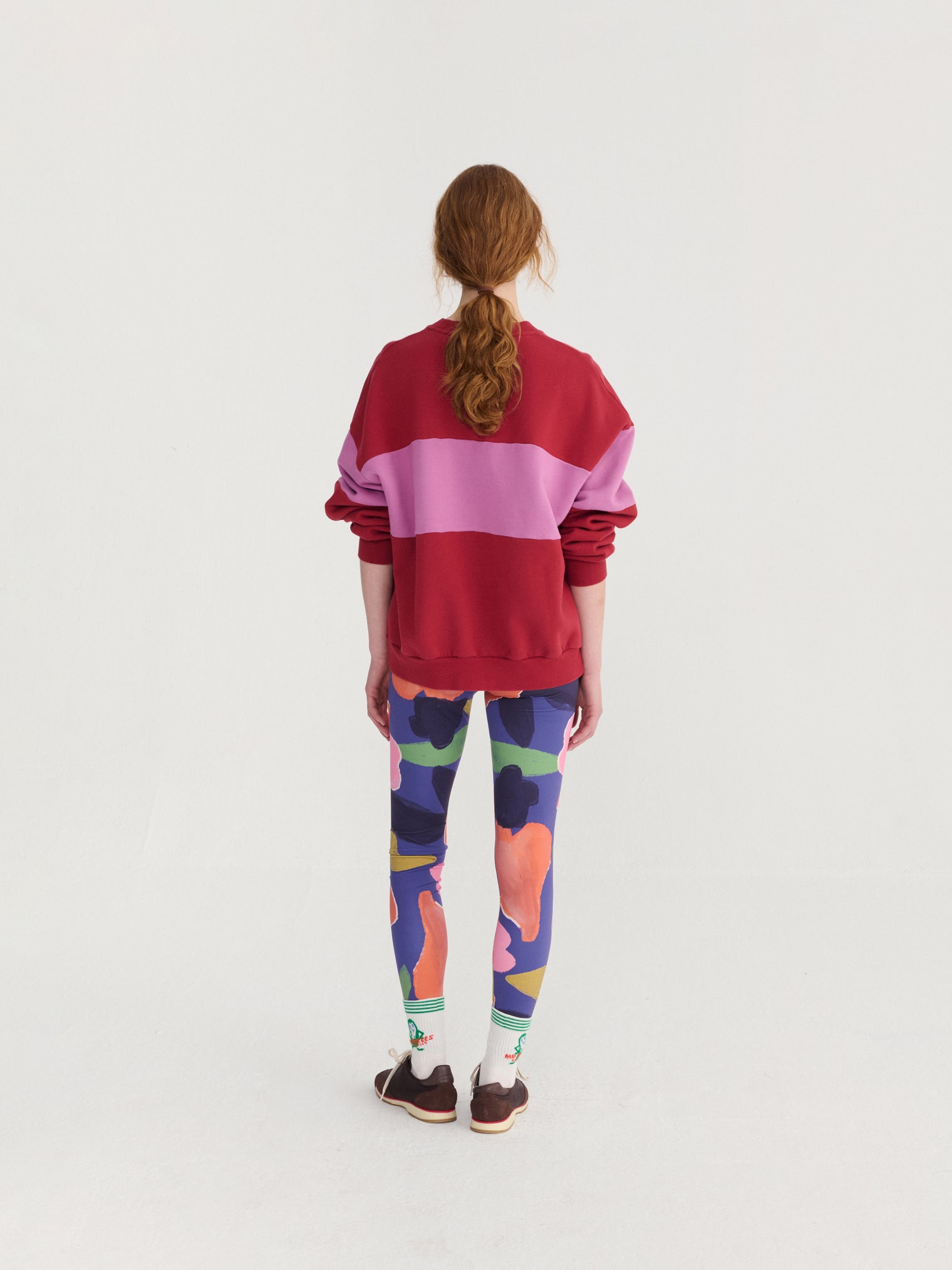 Color Block Relaxed Sweatshirt Women's Tops Bobo Choses