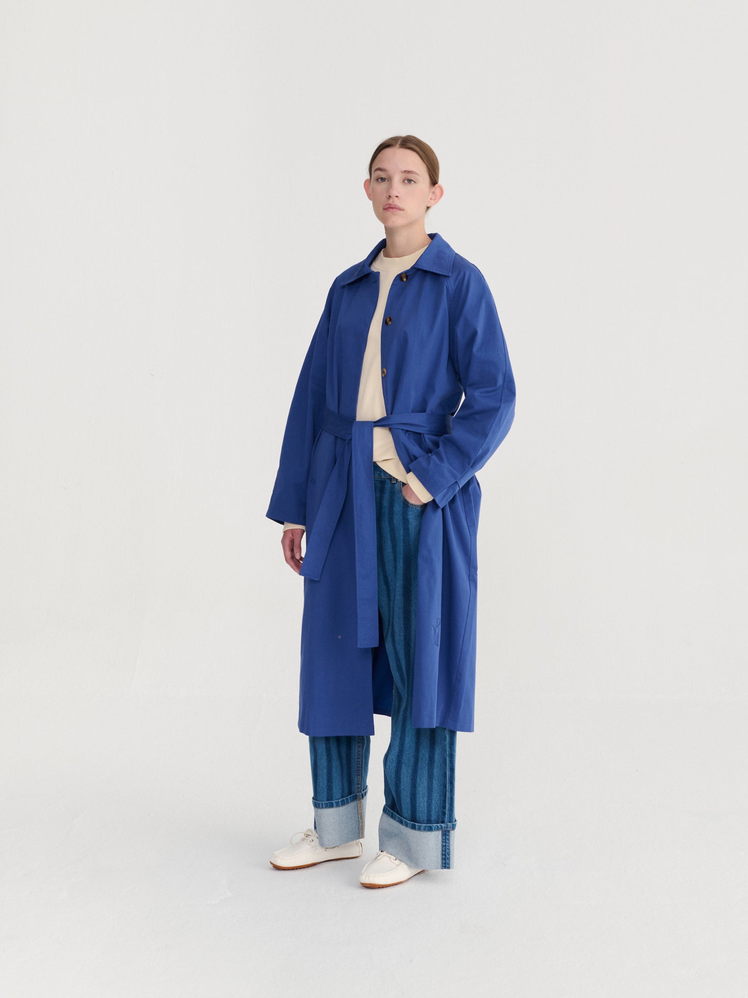 Embroidery Trench Women's Tops Outerwear Bobo Choses