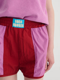Color Block Sporty Shorts Women's Bottoms Bobo Choses