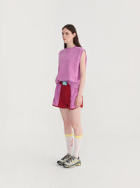 Color Block Sporty Shorts Women's Bottoms Bobo Choses