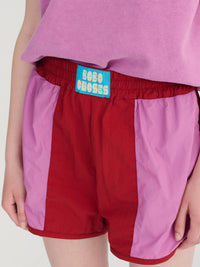 Color Block Sporty Shorts Women's Bottoms Bobo Choses
