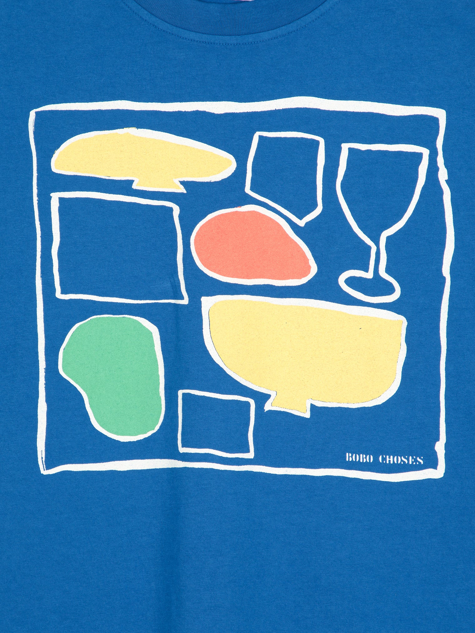 After Seven Boxy Tee Blue Women's Tops Bobo Choses