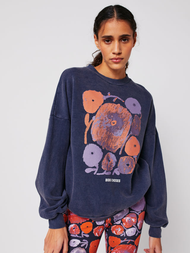 Dahlia Relaxed Navy Blue Women's Tops Bobo Choses
