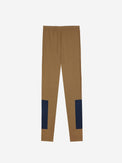 Color Block Leggings Khaki Women's Bottoms Bobo Choses