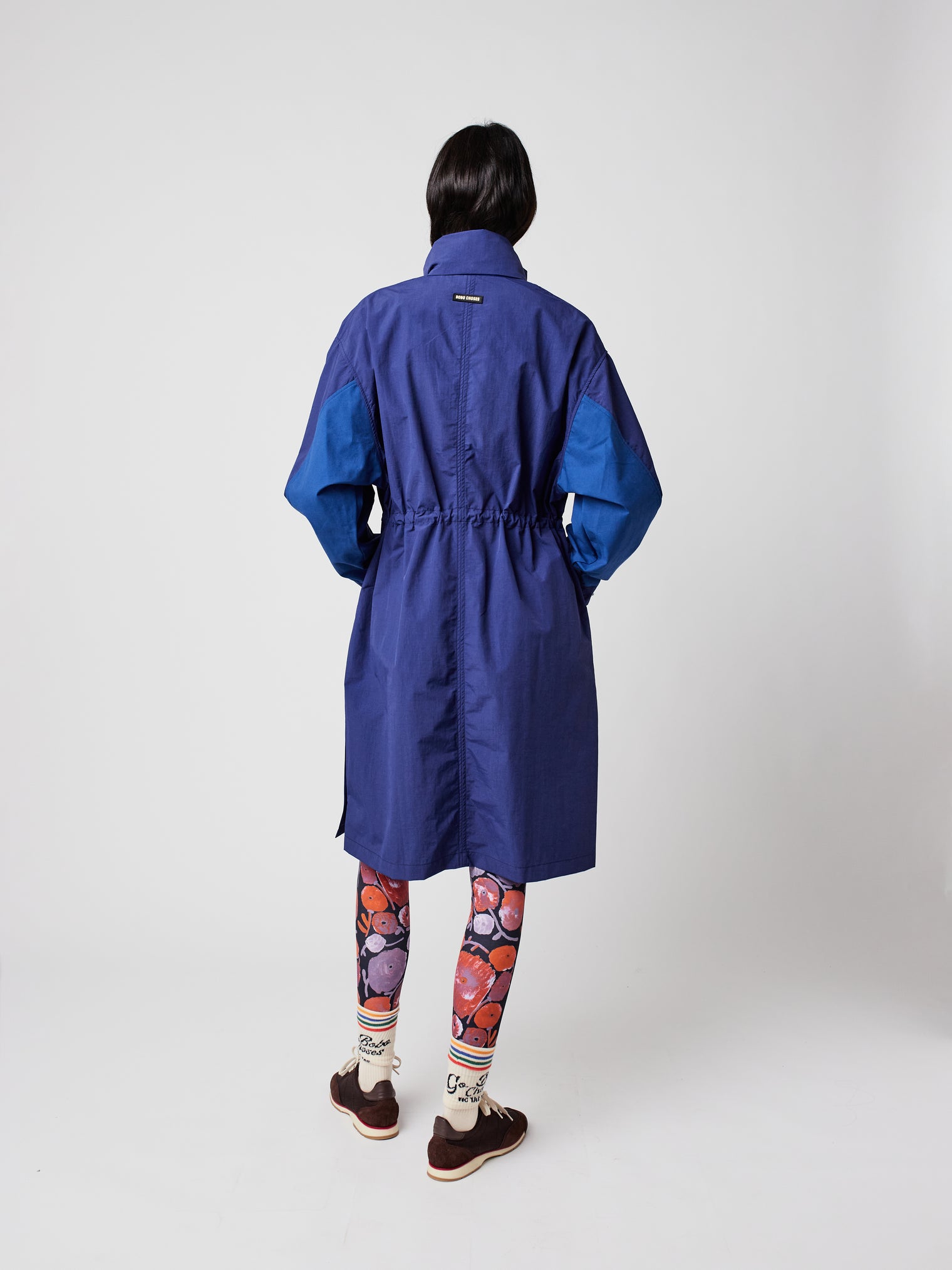 Technical Raincoat Blue Women's Outerwear Bobo Choses