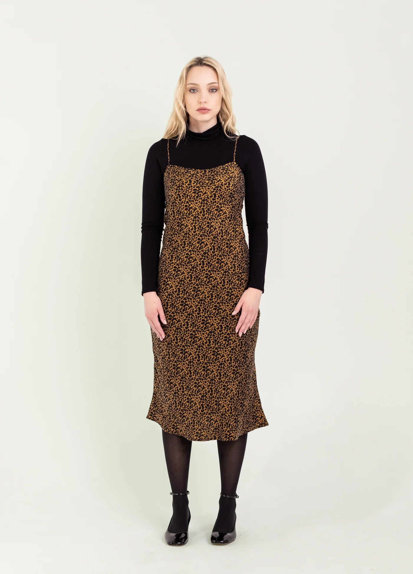 Aurora Slip Dress Gold Juno Women's Dresses Bel Kazan