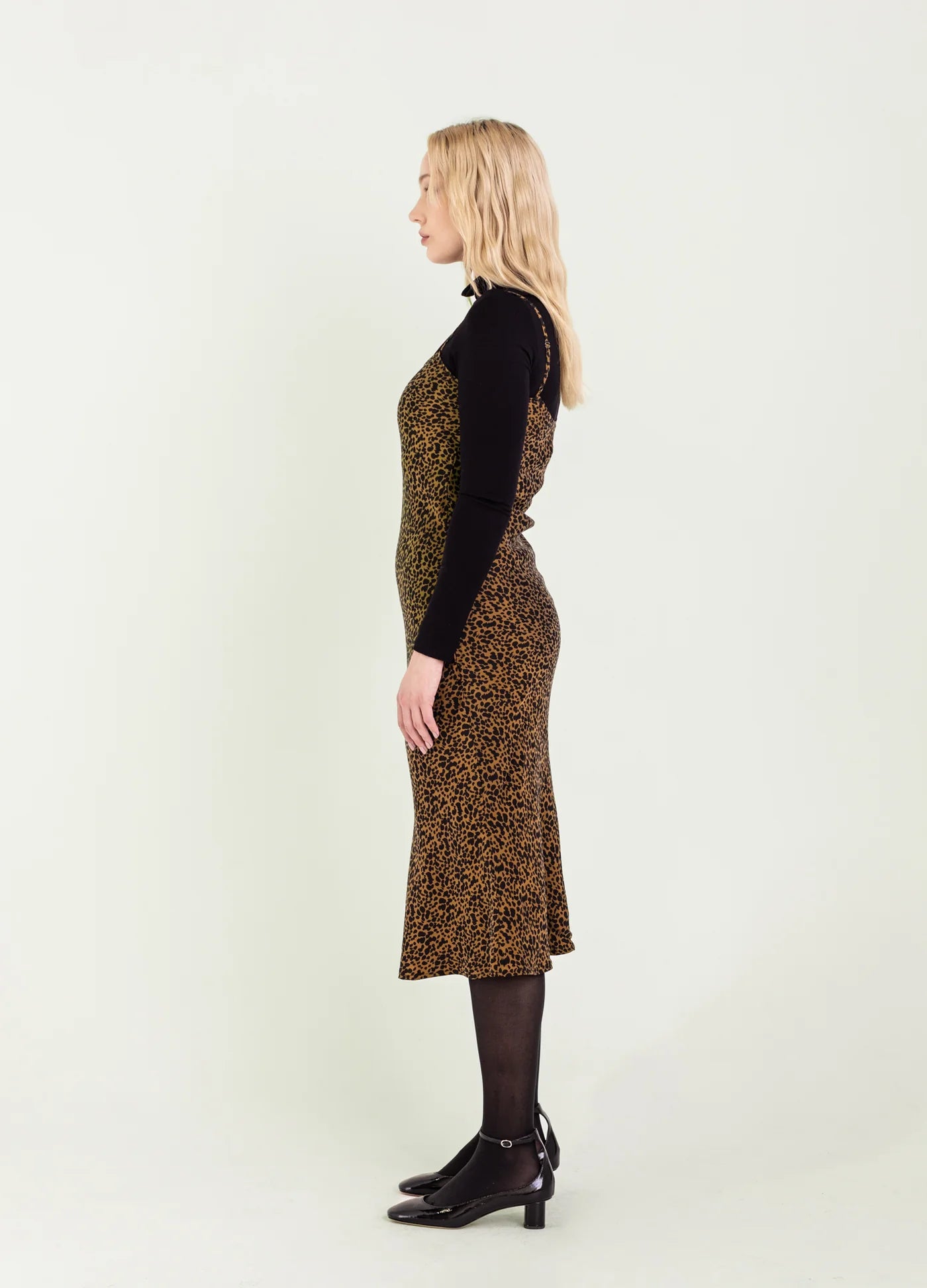 Aurora Slip Dress Gold Juno Women's Dresses Bel Kazan