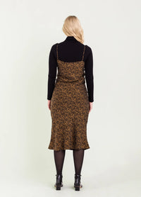 Aurora Slip Dress Gold Juno Women's Dresses Bel Kazan