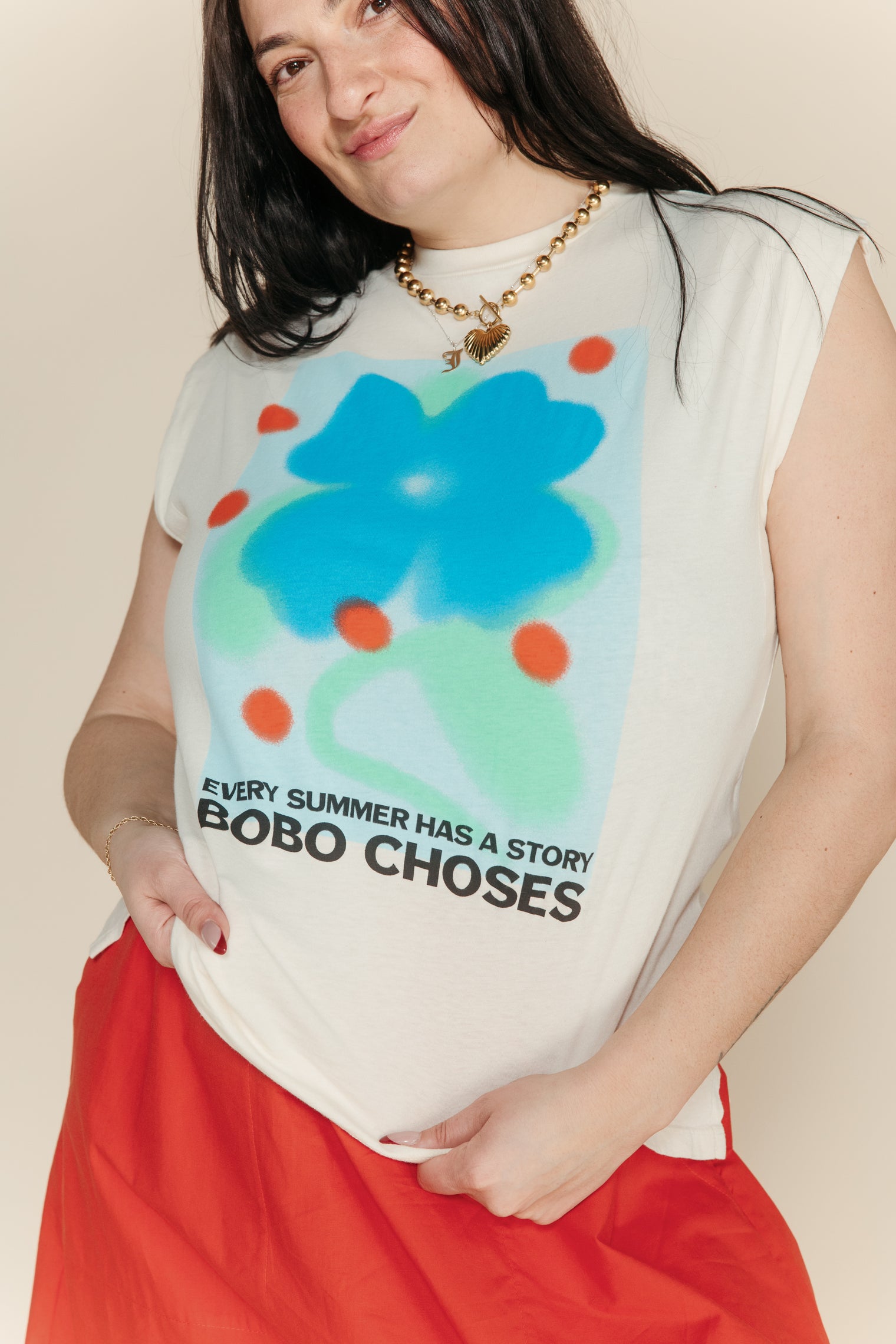 Summer Story Sleeveless T-shirt Women's Tops Bobo Choses