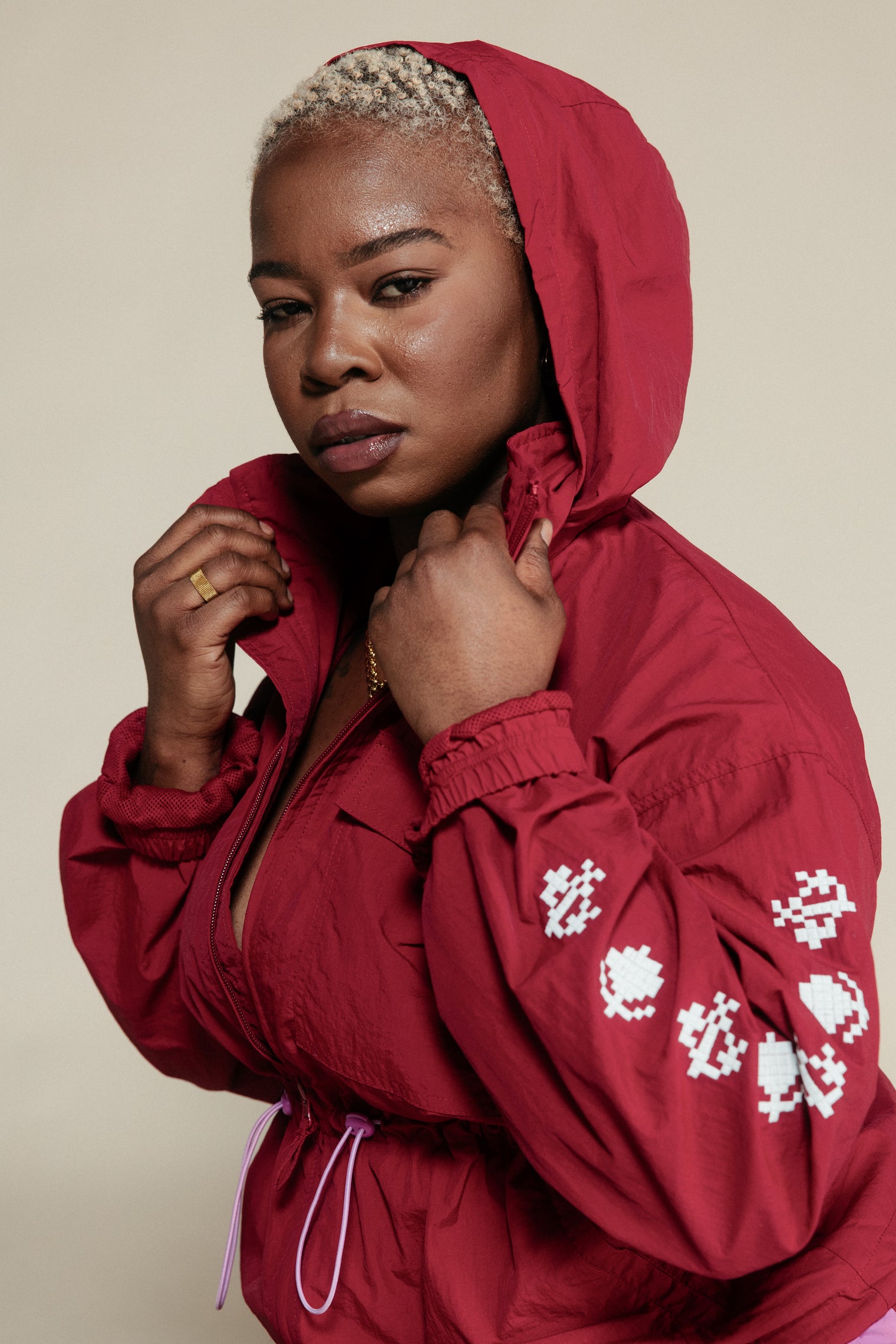 Pixel Daisy WR Windstoper Women's Tops Outerwear Bobo Choses