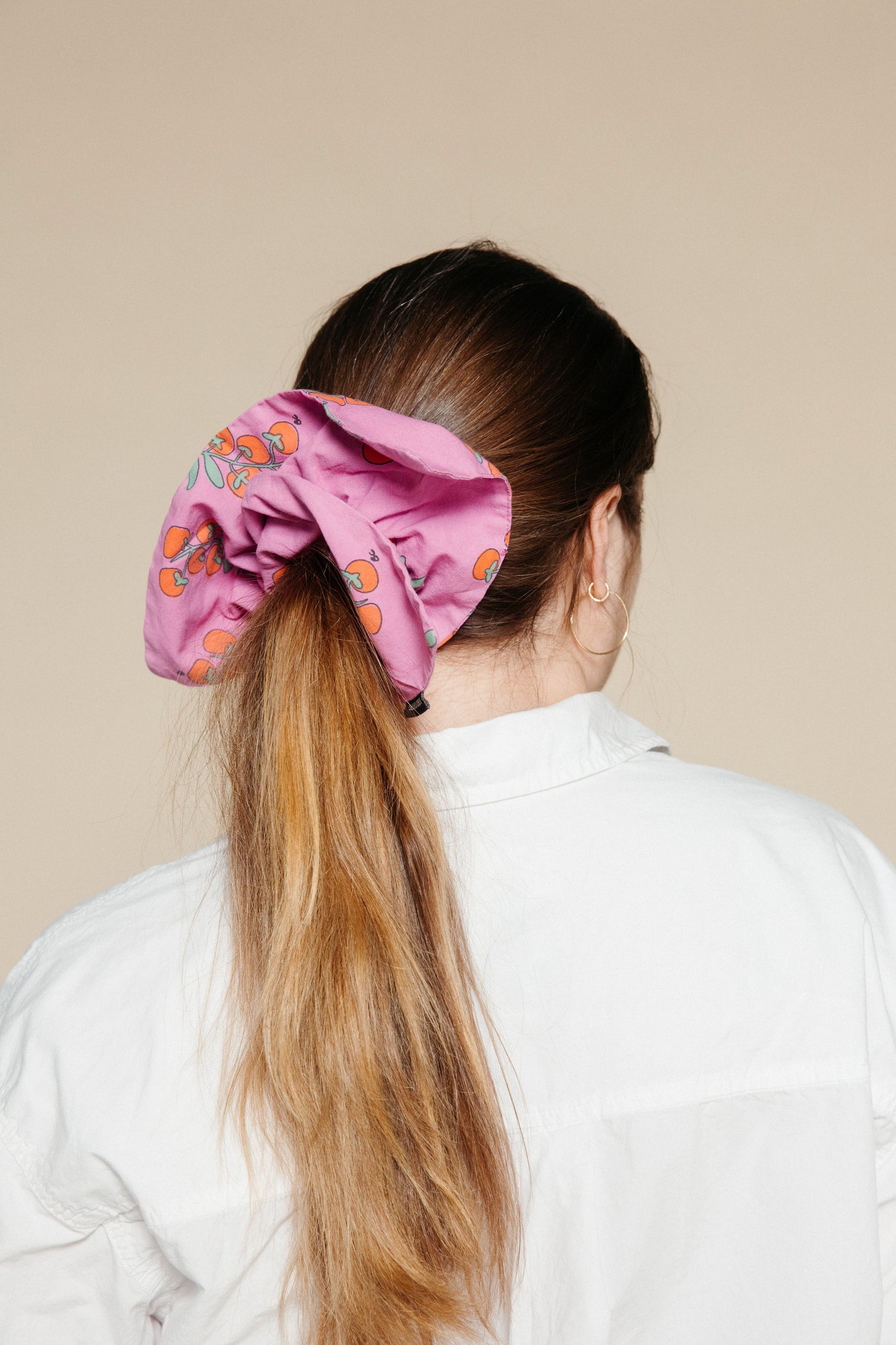 Tomato Pattern Scrunchie Gifts + Accessories Hair Bobo Choses