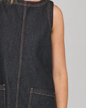 Bellerose Tunic Midnight Denim Women's Dresses Boom Shankar