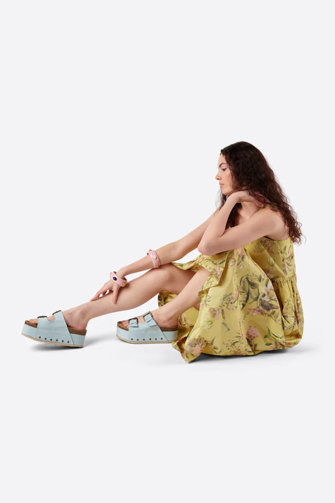 Women's platform sandal Cooper-2 Denim by INTENTIONALLY BLANK