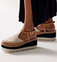 Morning In Mykonos Vachetta Multi Women's Shoes Platforms Free People