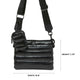 Downtown Crossbody Black Gifts + Accessories Bags Think Royln    