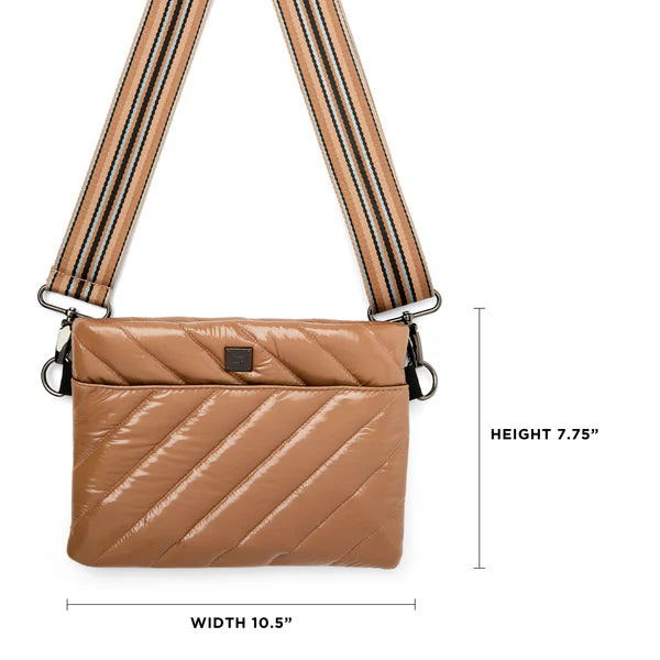 Bum Bag 2.0 Diagonal Glossy Caramel Gifts + Accessories Bags Think Royln