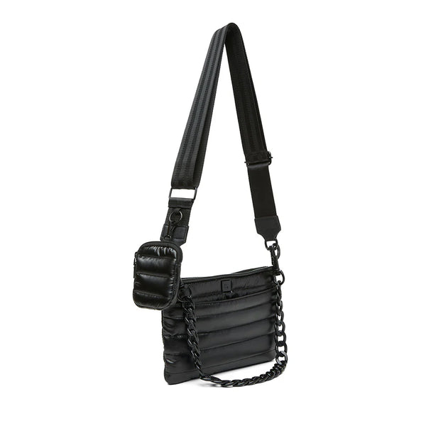 Downtown Crossbody Black Gifts + Accessories Bags Think Royln    