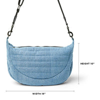 Elton Hobo Denim Gifts + Accessories Bags Think Royln    