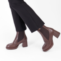 DALTON BROWN Women's Boots Heels Ateliers    