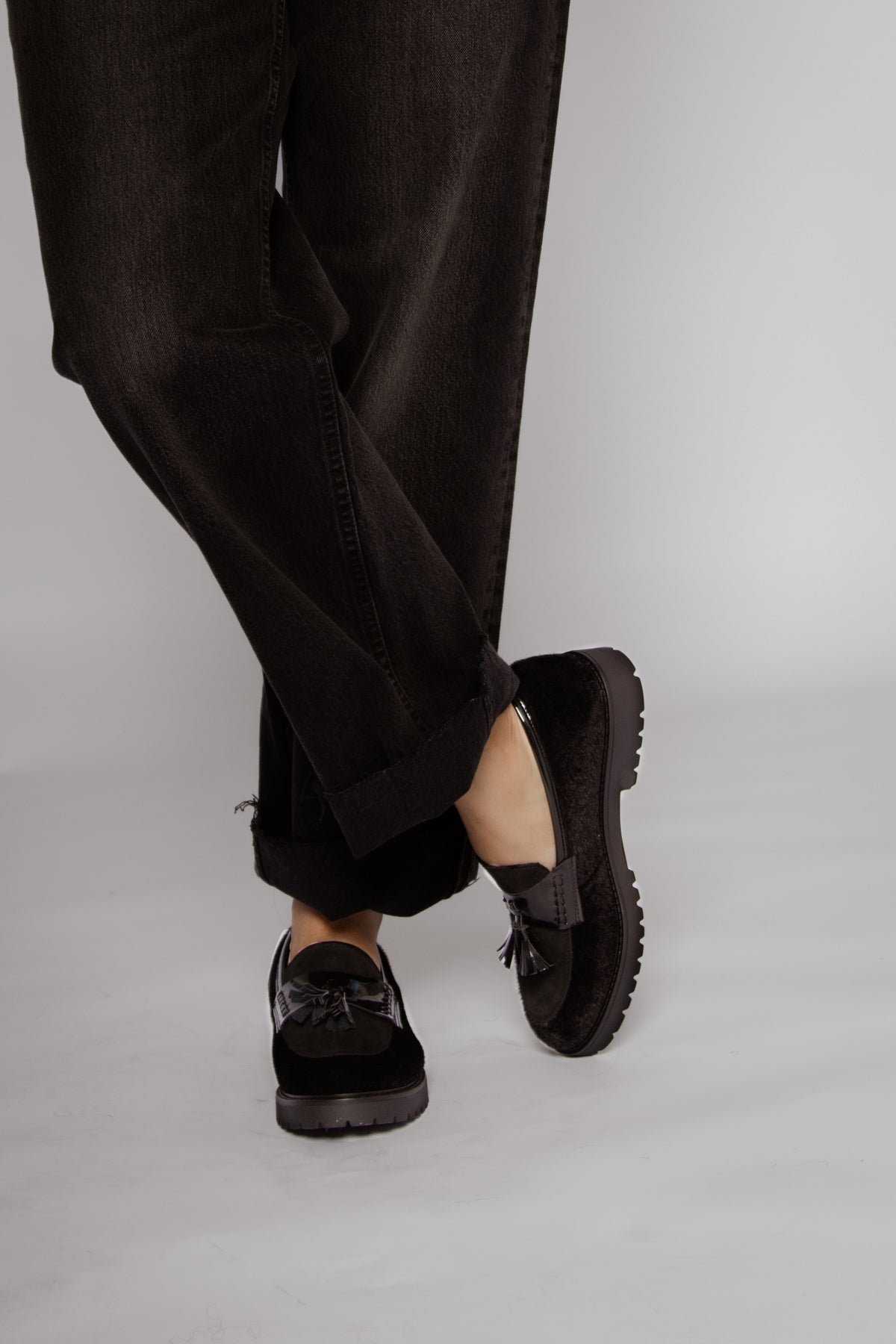 Katie Black Women's Shoes Loafers Ateliers