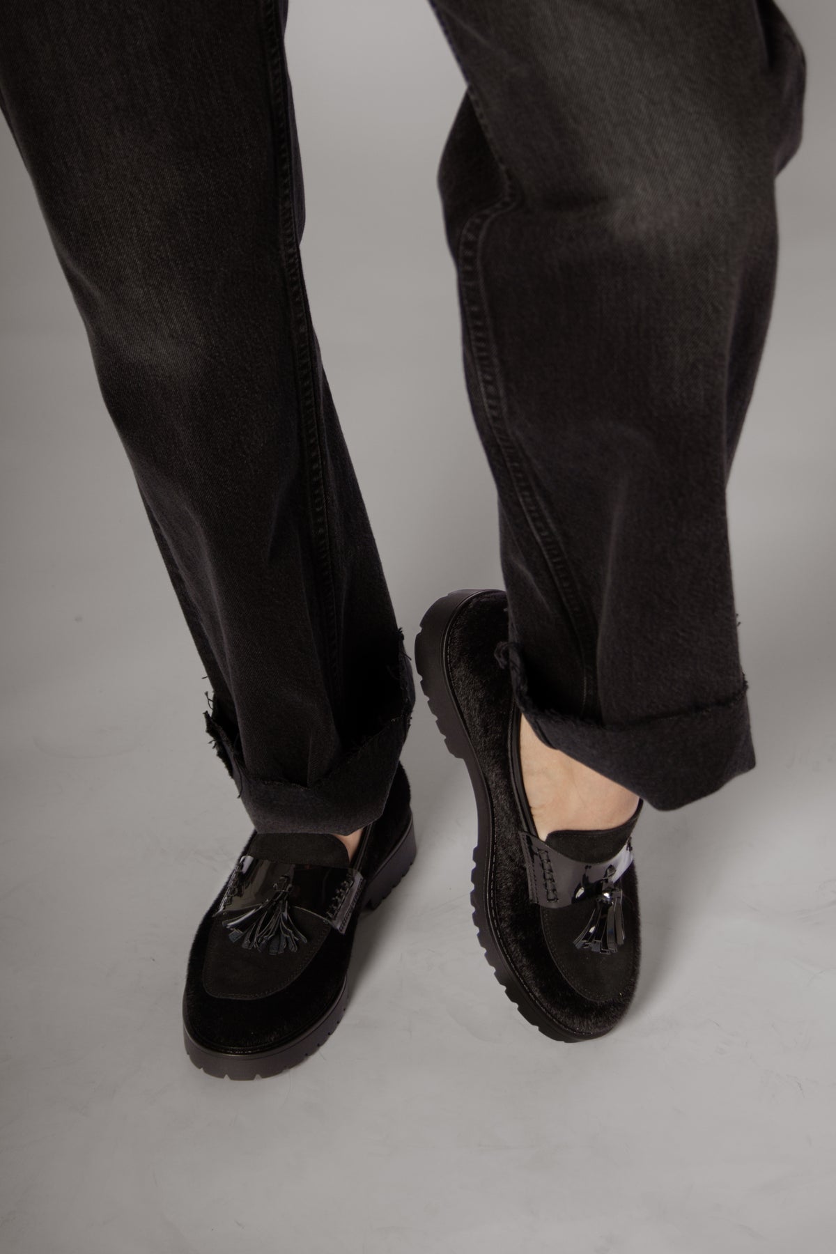Katie Black Women's Shoes Loafers Ateliers
