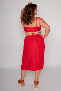 Simona Skirt Red