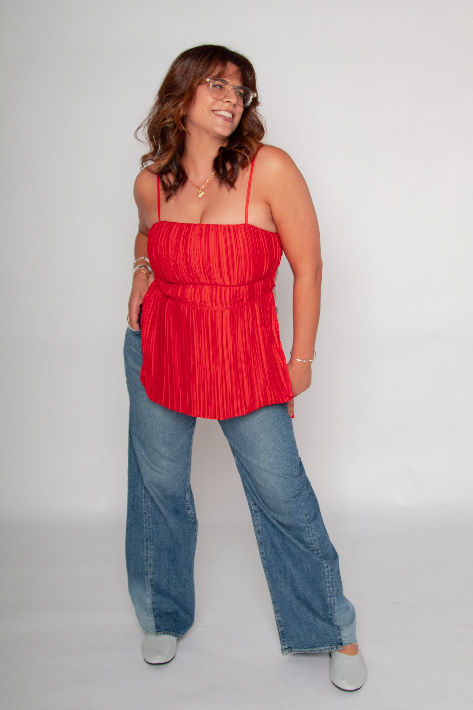 Simona Top Red