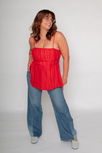 Simona Top Red