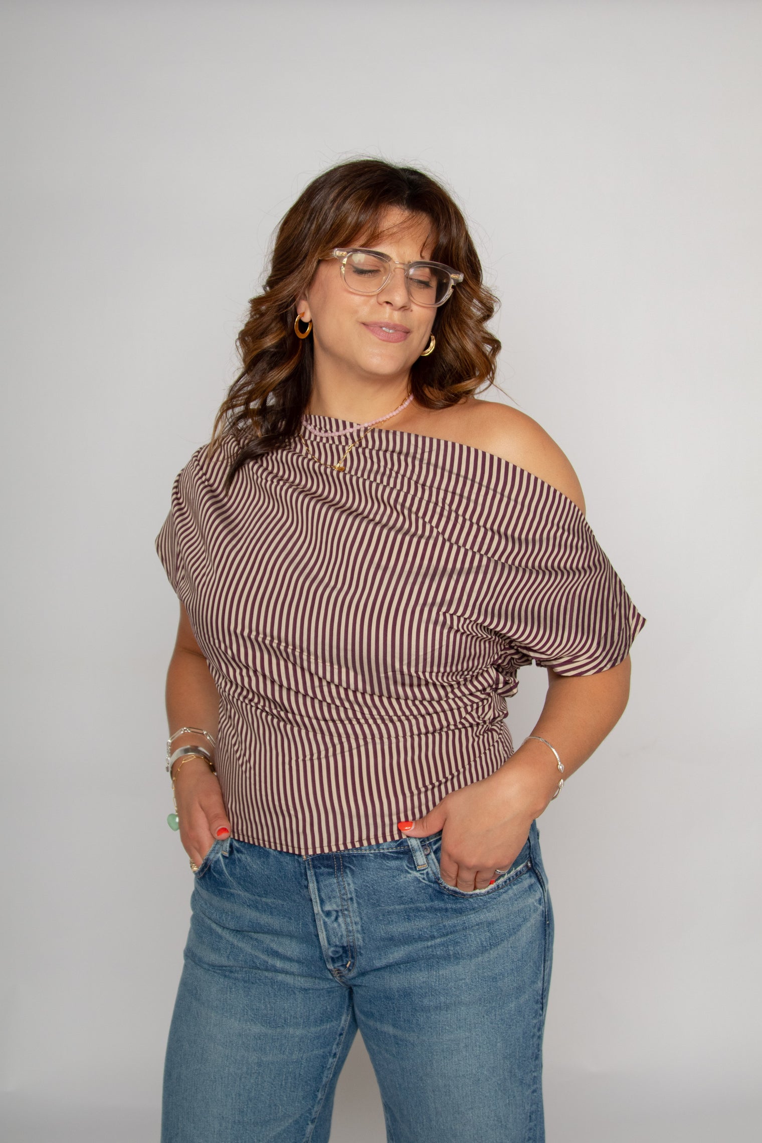 Monica Top Stripes