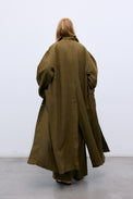 Melissa Woman Trench Earthy Olive Women's Tops Outerwear The New Society