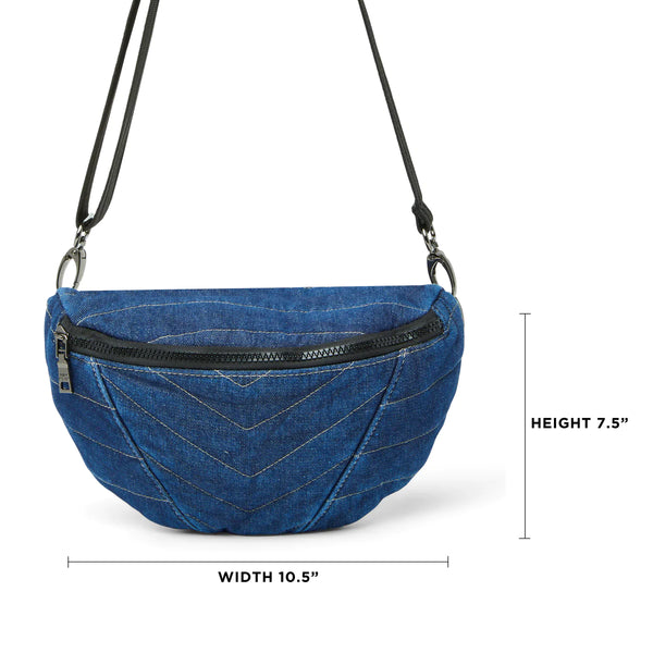 Little Runaway Washed Denim Gifts + Accessories Bags Think Royln    