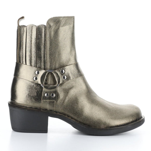 Mebi Dark Gold Women's Boots Fly London    