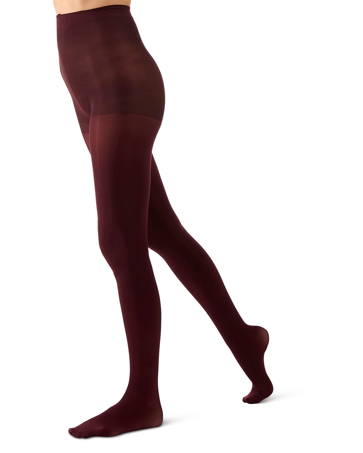 Perfectly Opaque Control Top Tights Wine Gifts + Accessories Socks Me Moí