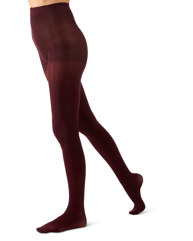 Perfectly Opaque Control Top Tights Wine Gifts + Accessories Socks Me Moí