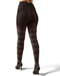 Tartan Plaid Sweater Tights Black Gifts + Accessories Socks Me Moí