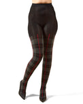 Tartan Plaid Sweater Tights Black Gifts + Accessories Socks Me Moí