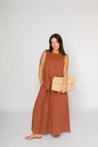 Olivia-May Russet Women's Tops Beaumont Organic