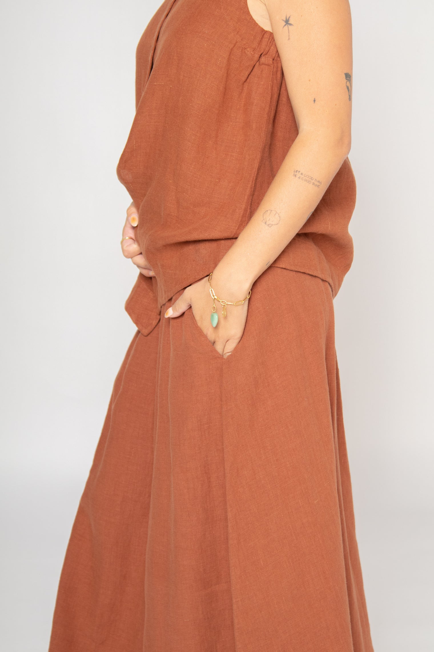 Lyla-May Russet Women's Bottoms Beaumont Organic