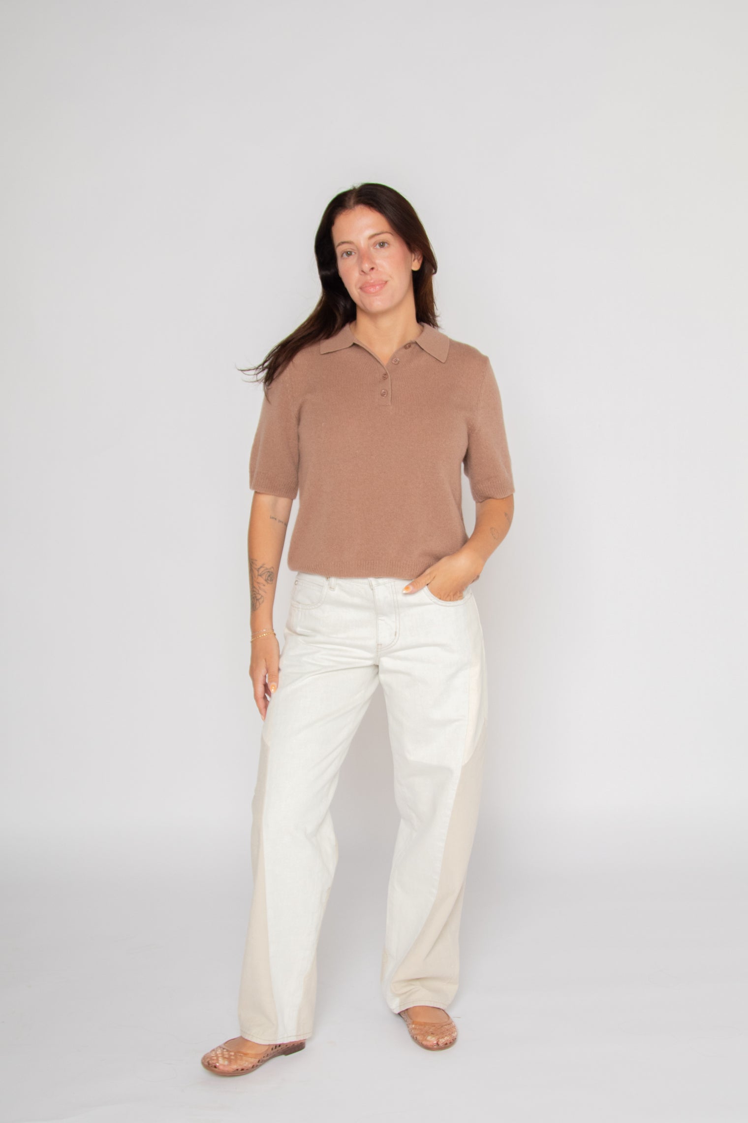 Summer Cashmere Polo Saddle
