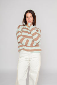 Sloane Cashmere Bermuda Stripe
