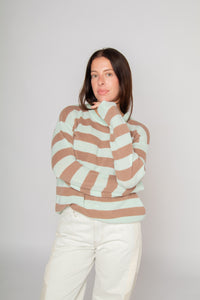 Sloane Cashmere Bermuda Stripe