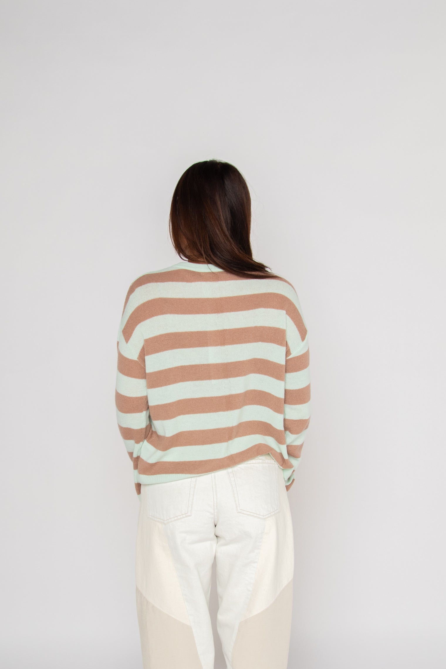Sloane Cashmere Bermuda Stripe