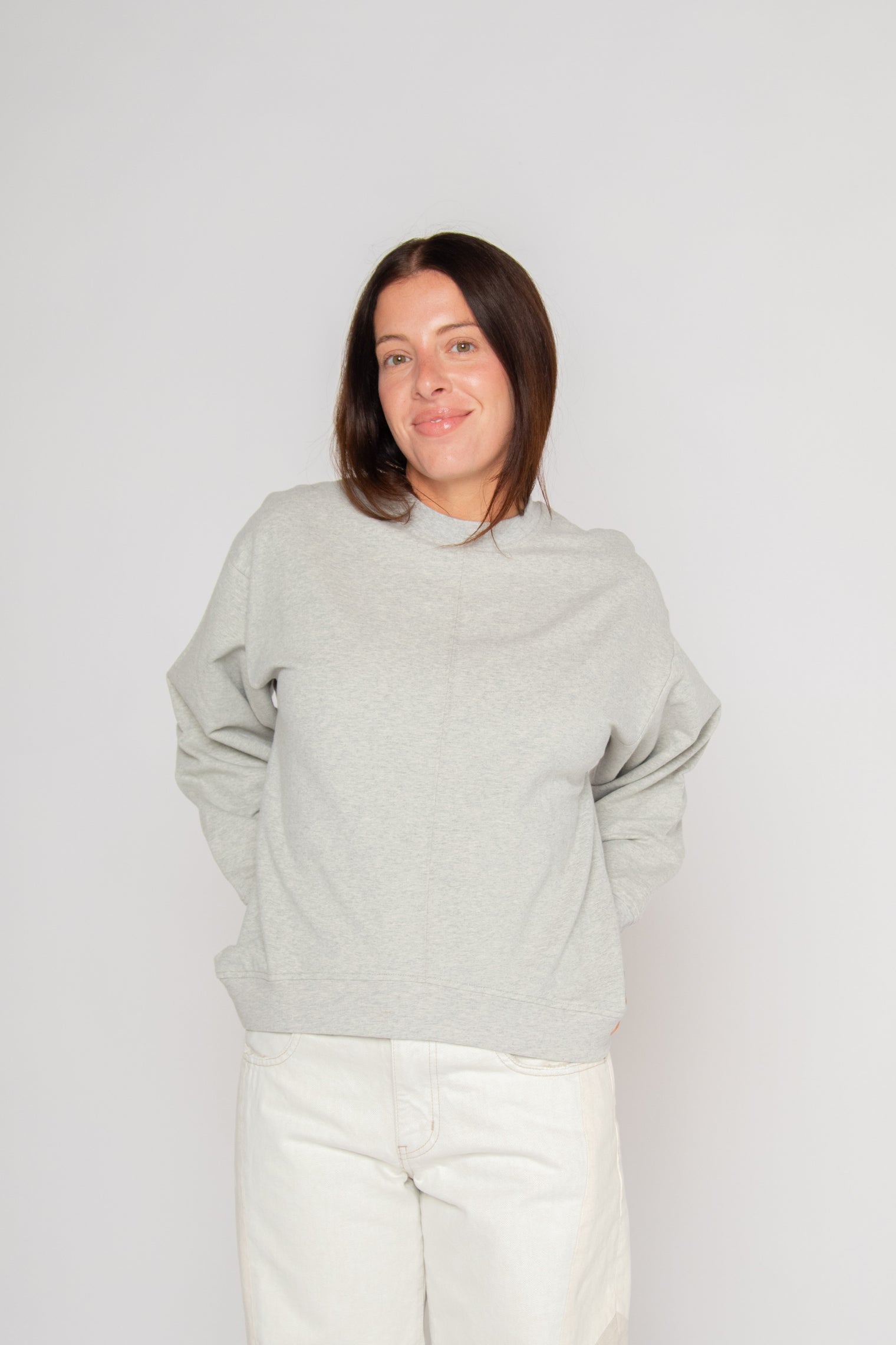 Hattie Grey Marl Women's Tops Beaumont Organic